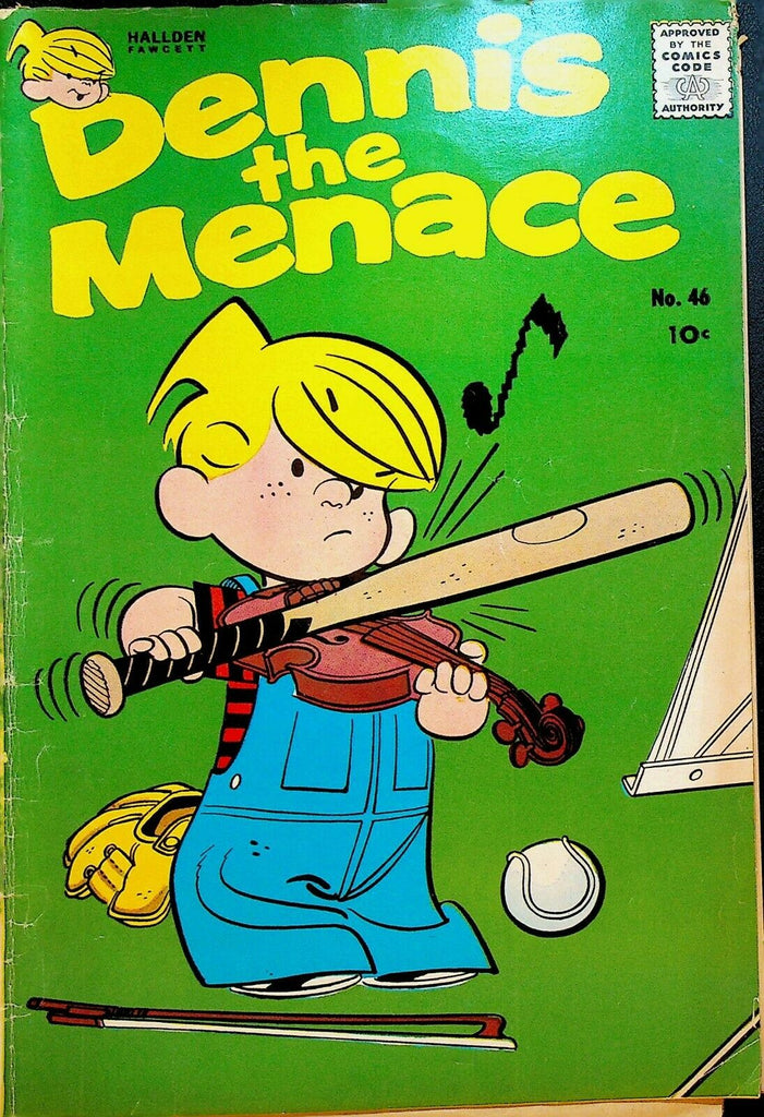 Dennis the Menace 46 1960 Baseball Bat Violin Hallden