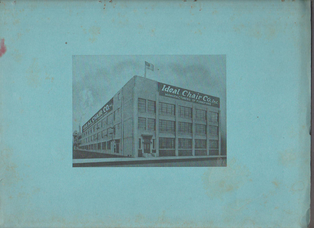 Ideal Chair Company Catalog Maspeth NY 1930s Furniture