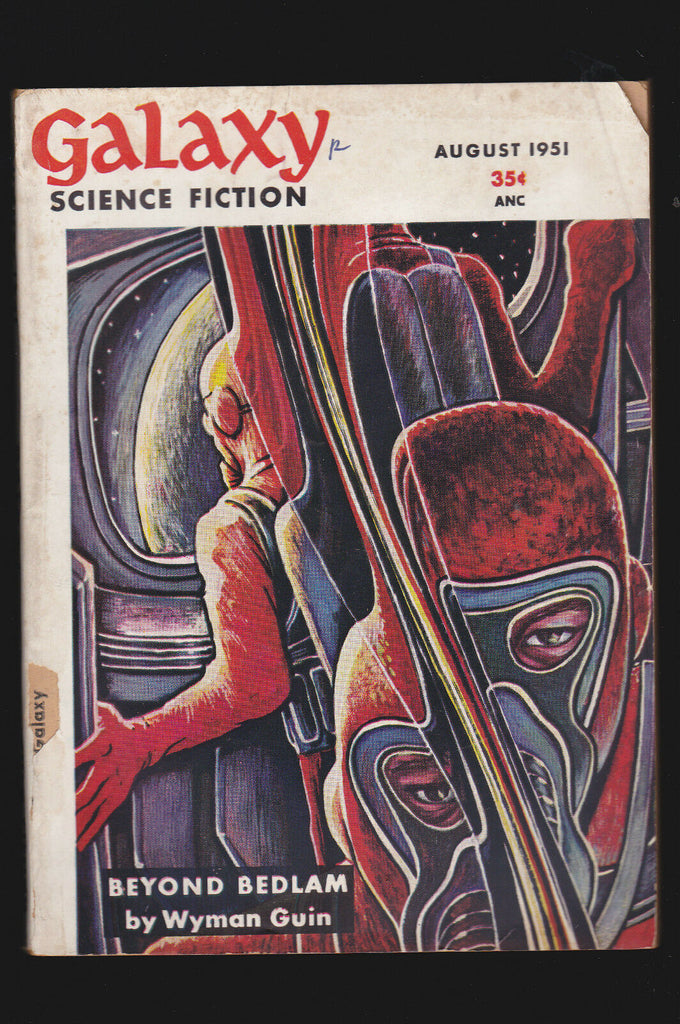 Galaxy Magazine RAY BRADBURY Wyman Guin Lester del Rey August 1951