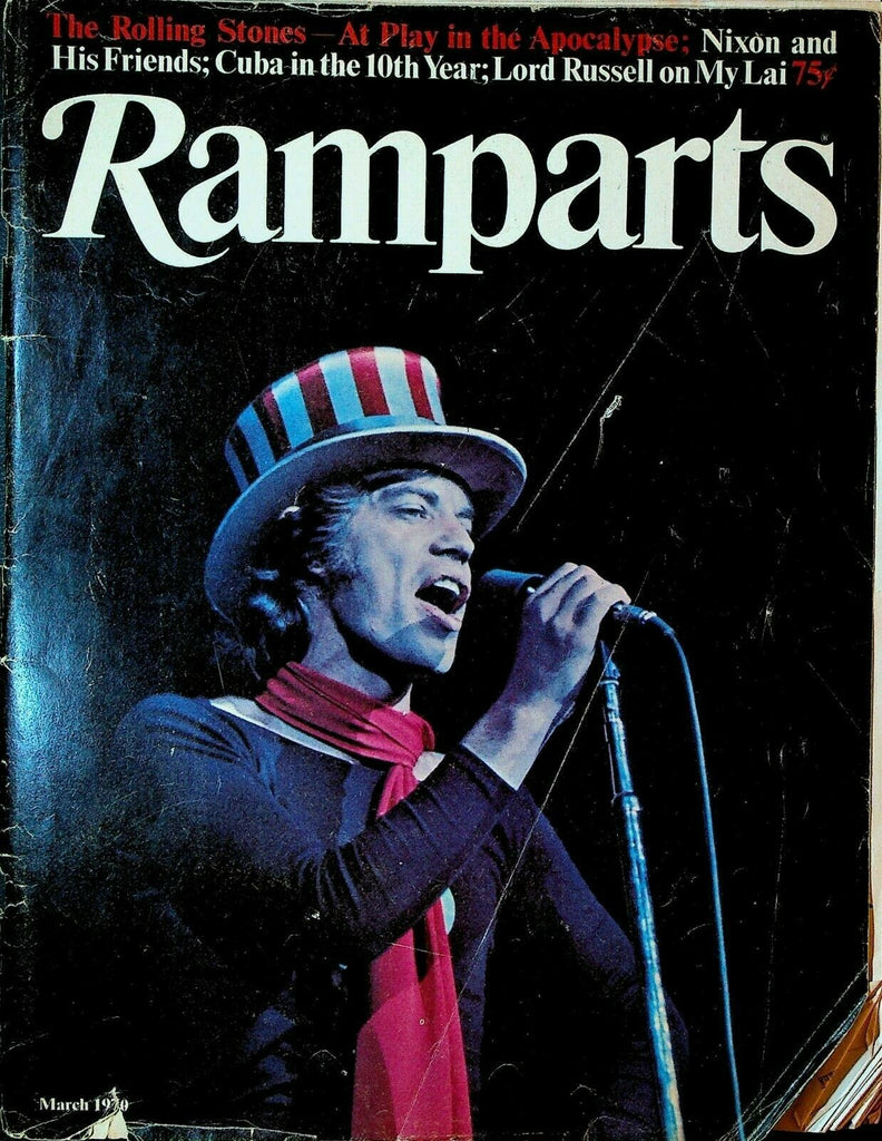 Ramparts March 1970 Rolling Stones Altamont My Lai Jack Kerouac Mick Jagger