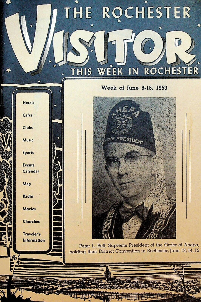 Rochester Minnesota Visitor This Week June 8 1953 Order of Ahepa