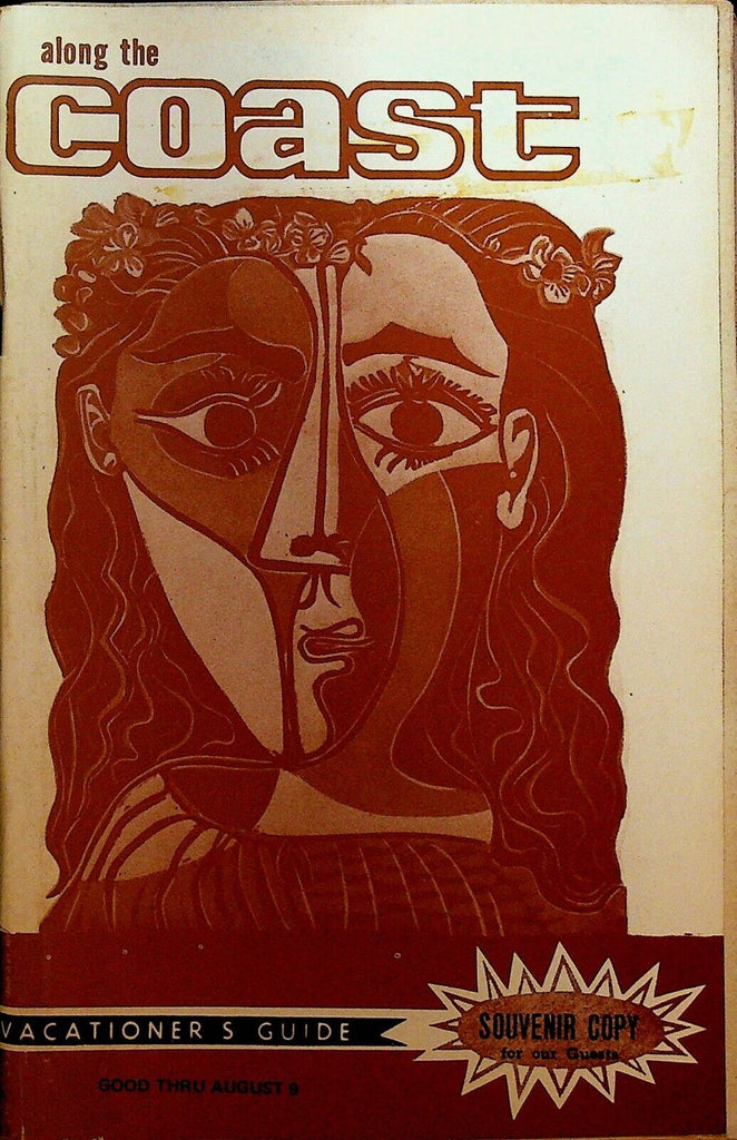 Along the Coast South Carolina Vacationer's Guide August 2 1970 Pablo Picasso