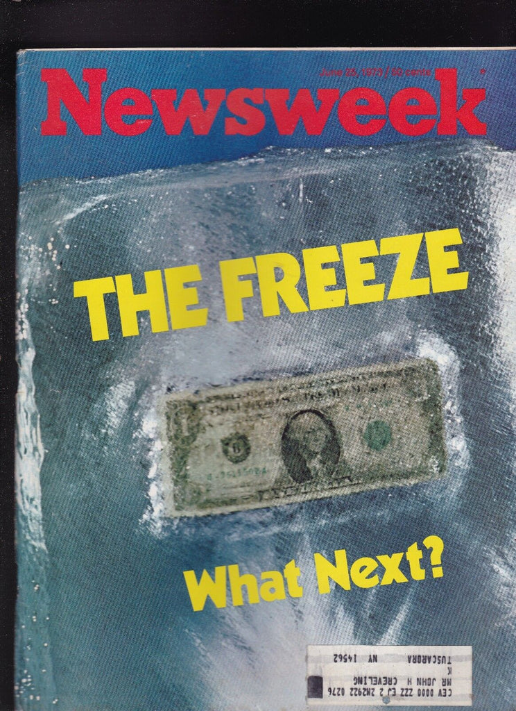 Newsweek Magazine Richard Nixon Wage Price Freeze Watergate June 25 1973