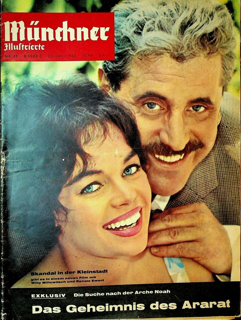 Munchner Illustrierte Magazine July 23 1960 Willy Millowitsch Agatha Christie
