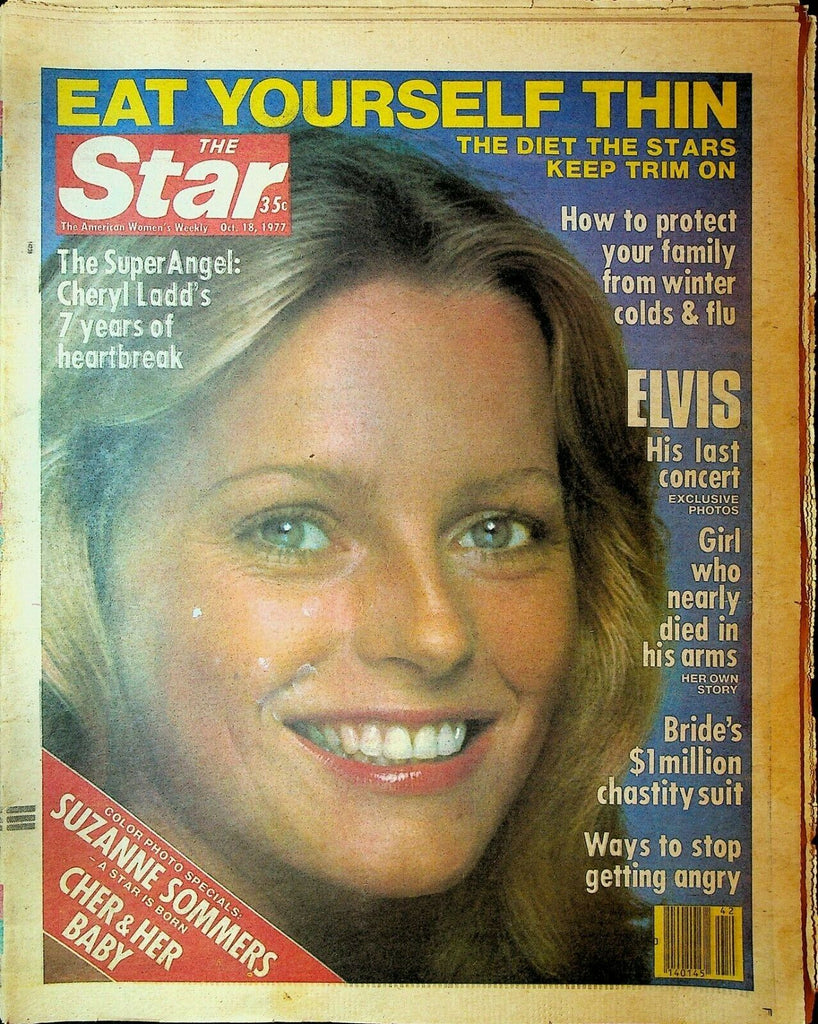 Star Tabloid October 18 1977 Elvis Presley Cheryl Ladd Farrah Fawcett Son of Sam