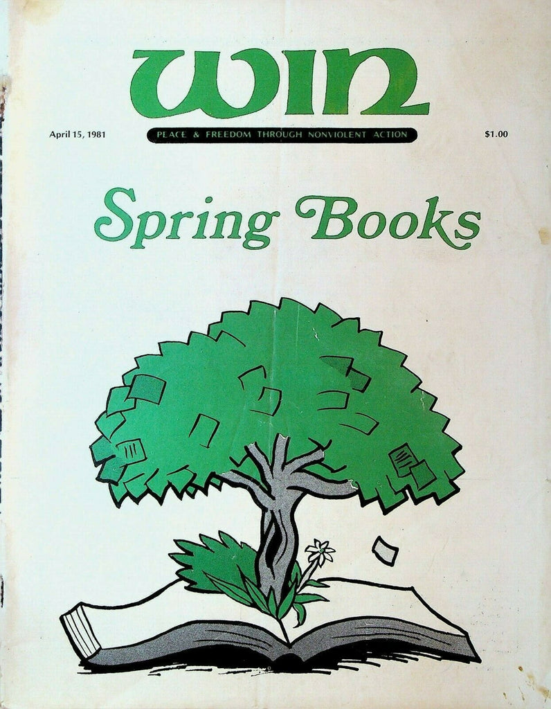 Win Magazine April 15 1981 Spring Books Prison Notes Larry Gara Tom Chalkley