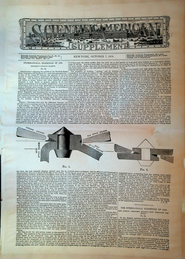 Scientific American Supplement October 7 1876 Thomas Henry Huxley Train