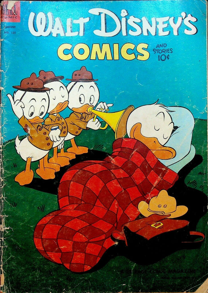 Walt Disney's Comics & Stories 155 Dell Comics 1953 Reveille Stan Musial