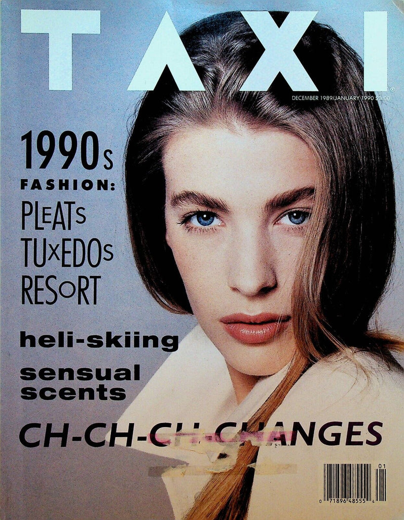 Taxi Magazine December 1989 Fashion Pam Ross kd lang Jim Jarmusch