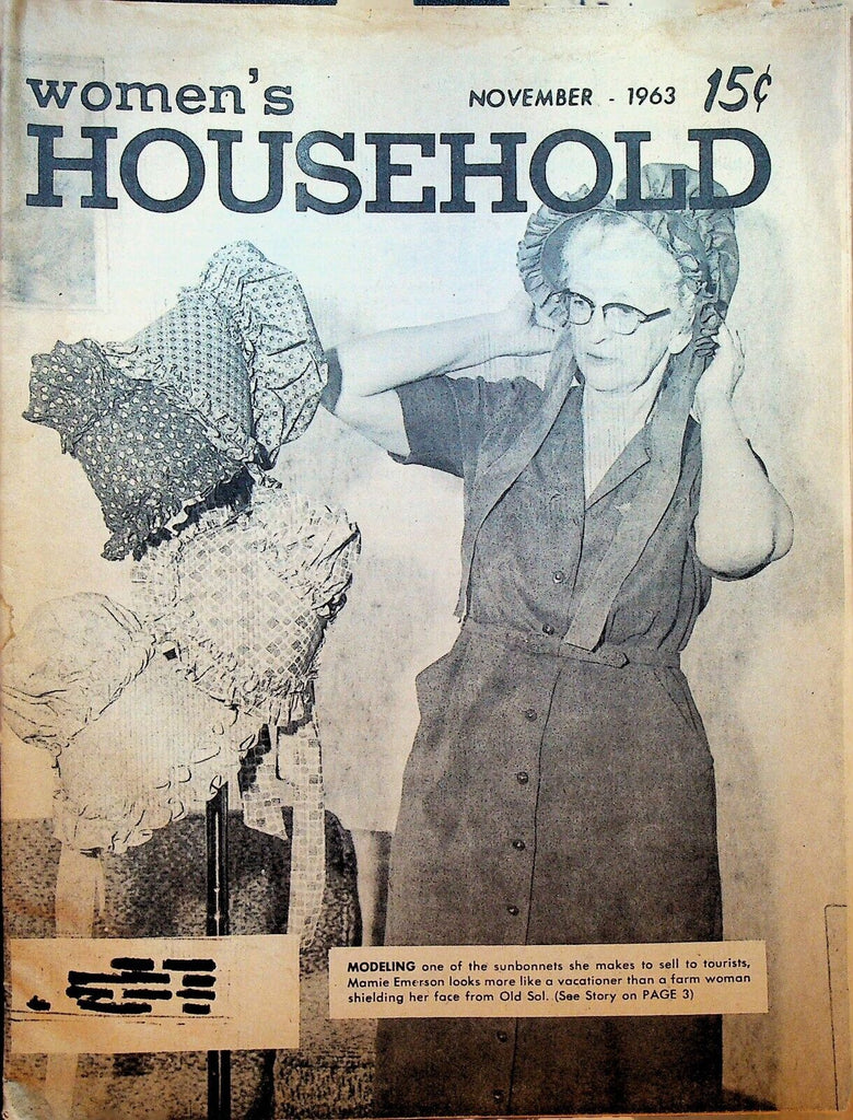 Women's Household Magazine November 1963 Mamie Emerson