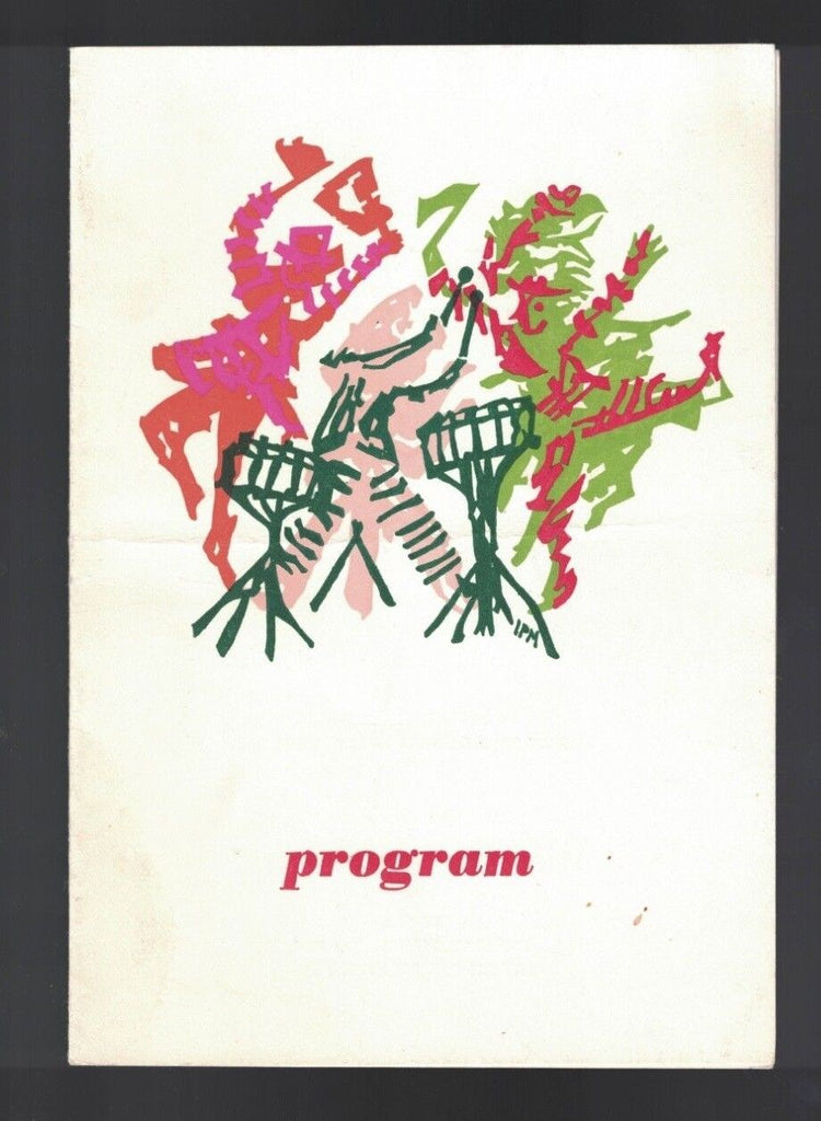 Holland America Line SS Nieuw Amsterdam Seabreeze Revue Program March 22 1966