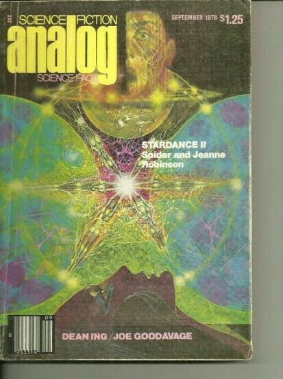 Analog Magazine September 1978 Kevin O'Donnell Jr Spider Robinson