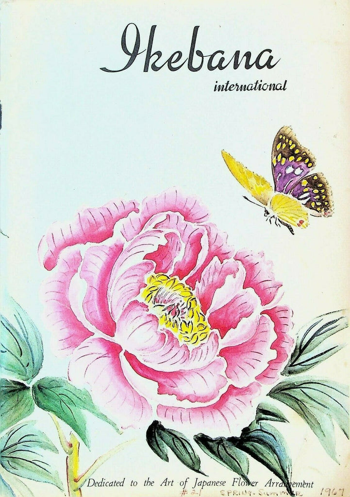 Ikebana International #21 1967 Japanese Flower Arrangement Virginia Davis Enshu