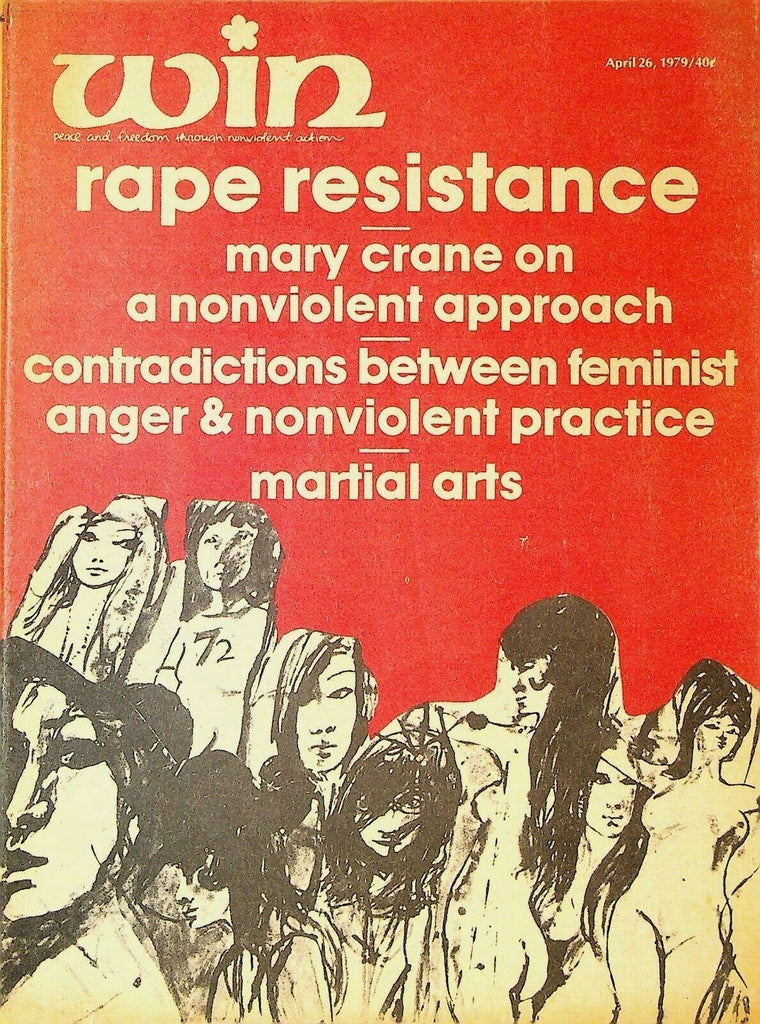 Win Magazine April 26 1979 Mary Crane Martial Arts Rape Resistance M Hooper