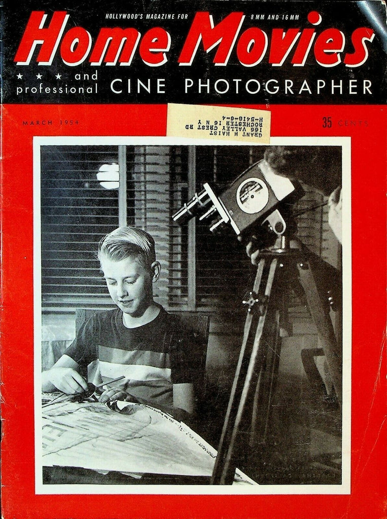 Home Movies & Professional Cine Photographer Magazine March 1954 Morocco Mexico