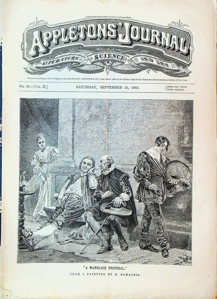Appleton's Journal September 25 1869 Mrs Oliphant E Zamacois
