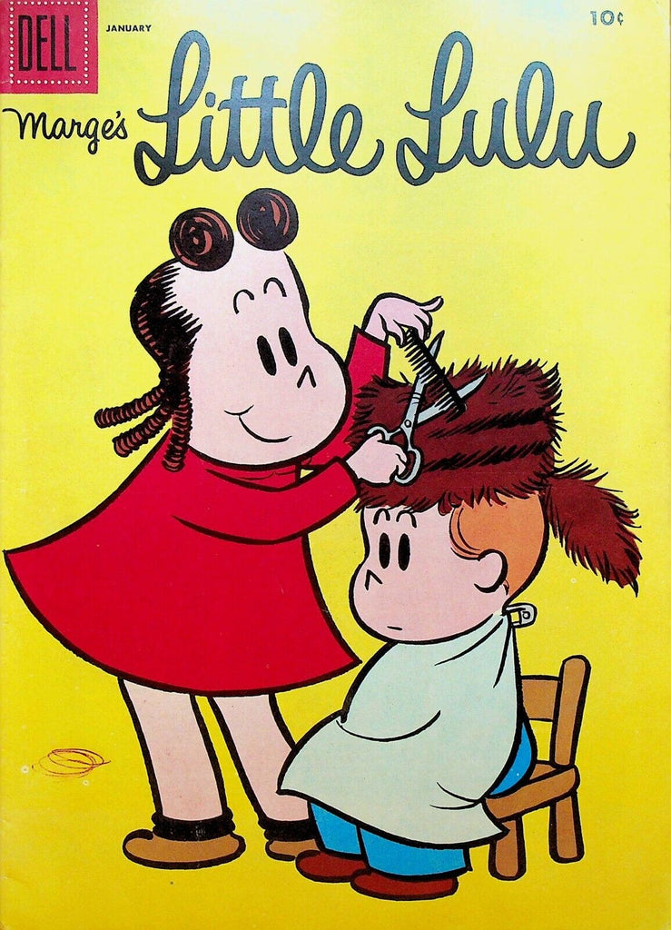 Marge's Little Lulu 91 Dell Comics 1956 Haircut Coonskin Cap