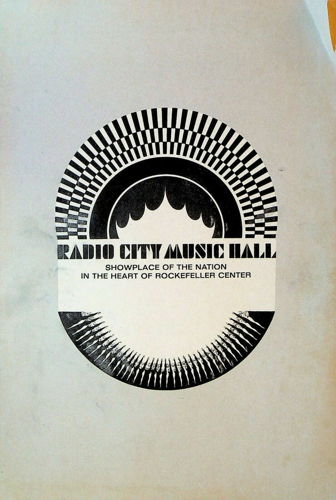 Radio City Music Hall Program September 17 1970 Rock Hudson Julie Andrews