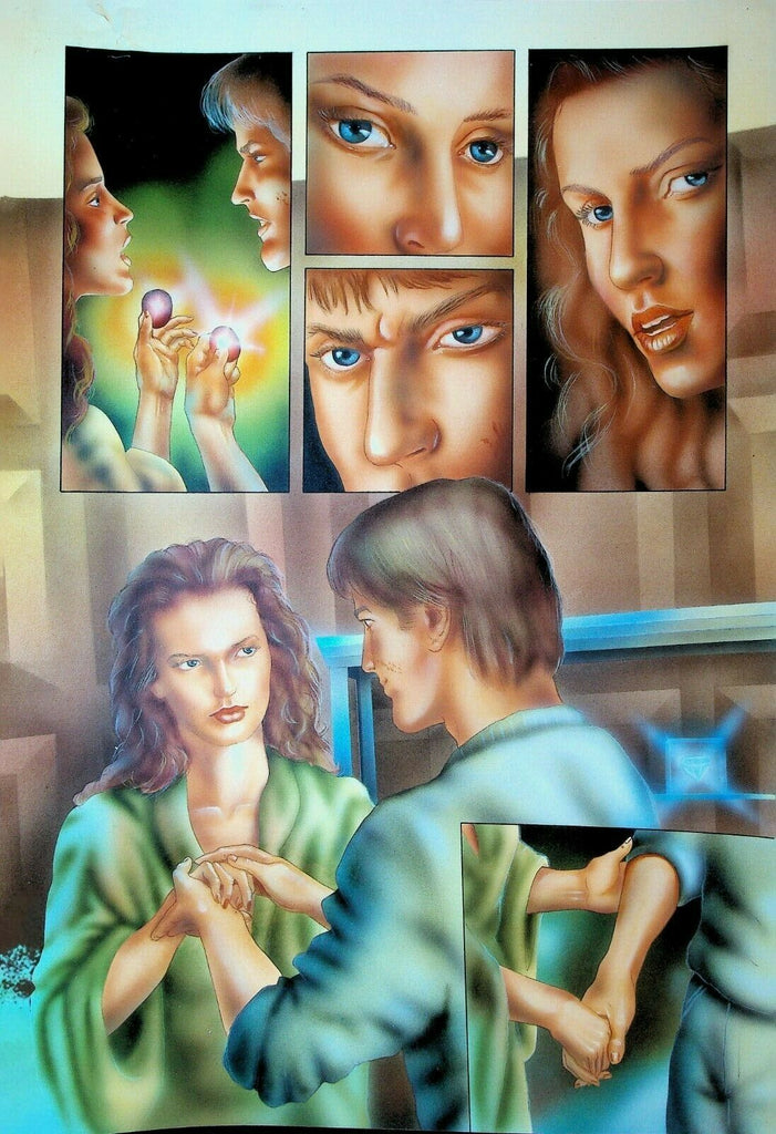 Piers Anthony Incarnations of Immortality On a Pale Horse #3 Original Art p 21