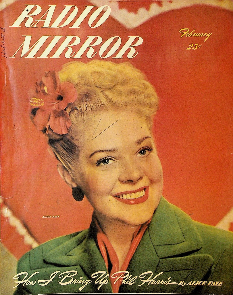 Radio Mirror February 1948 Alice Faye Bill Bendix Fred Allen Phil Harris
