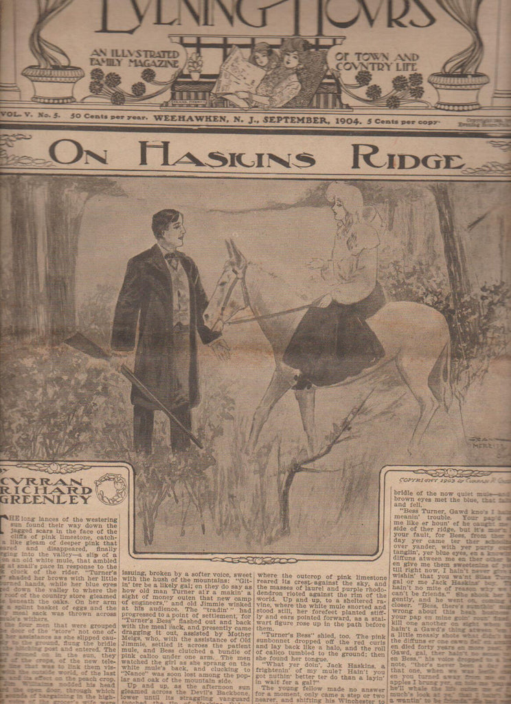 Evening Hours Illustrated Family Magazine September 1904 Curran Richard Greenley