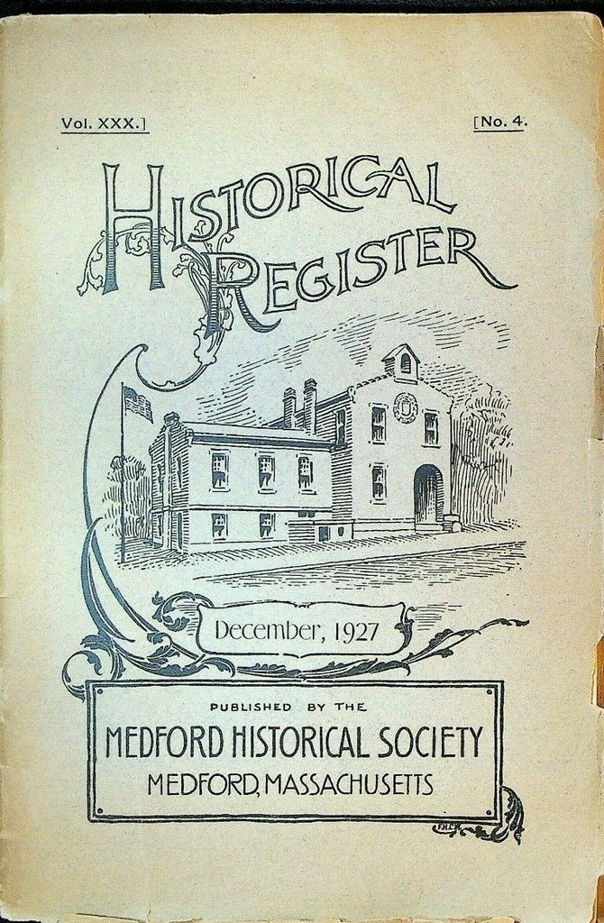 Medford Mass Historical Society Booklet December 1927 WWI 101st Infantry