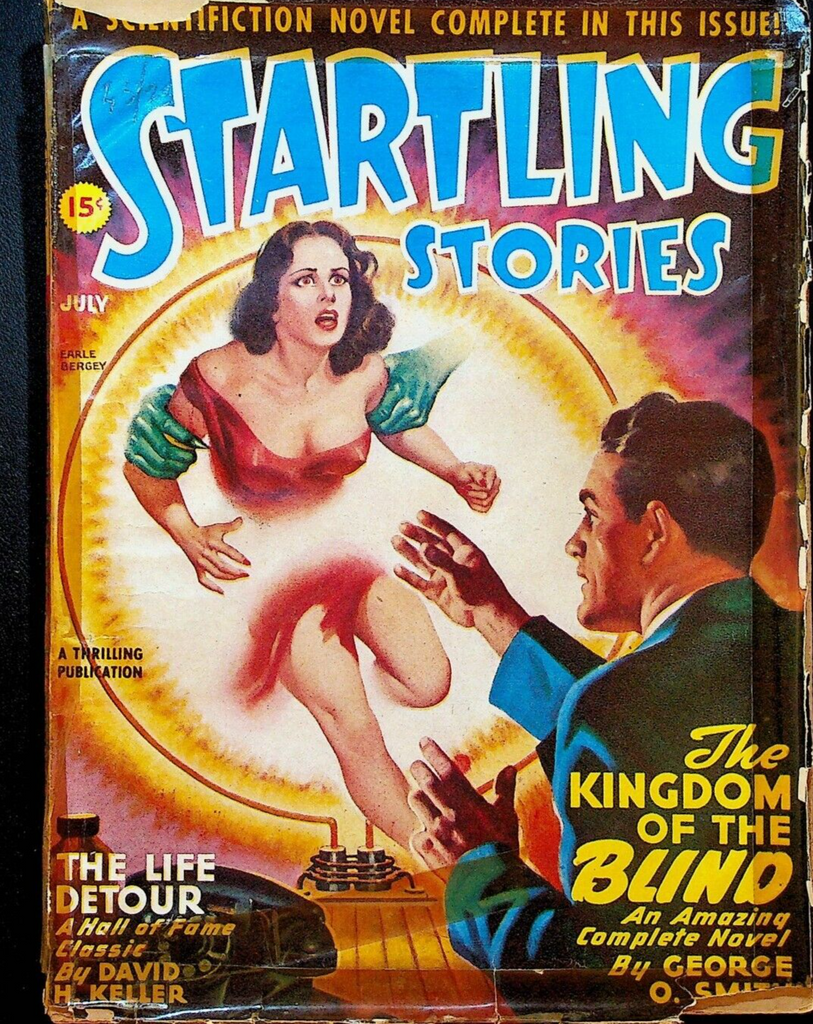 Startling Stories Pulp July 1947 George O Smith David H Keller Earle Begley