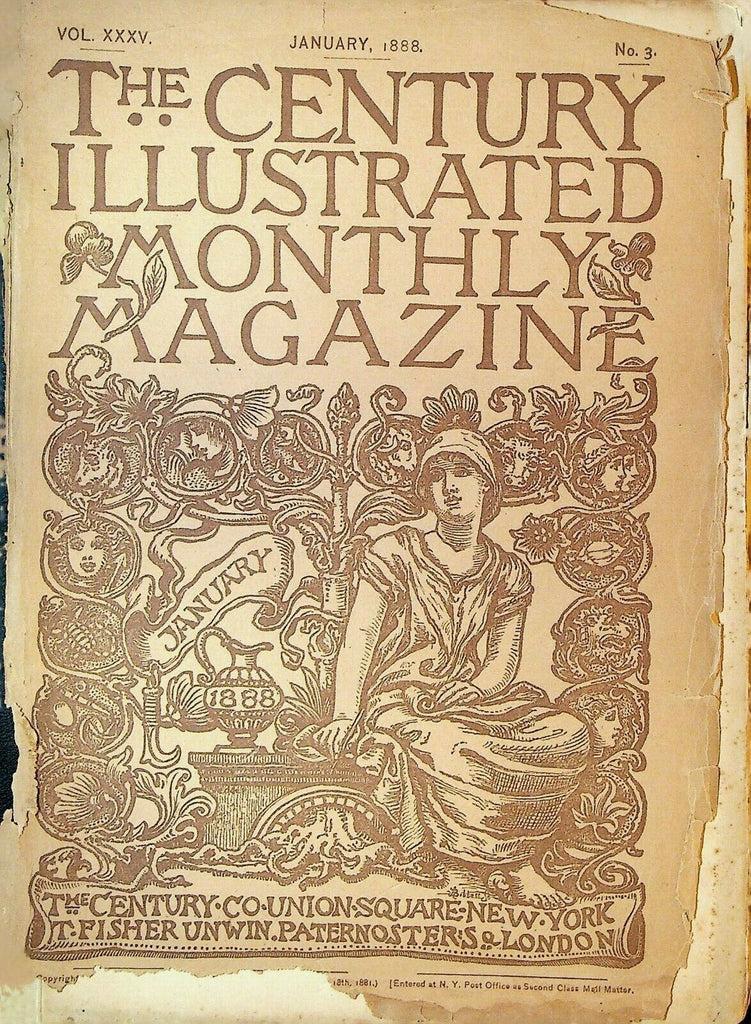 Century Illustrated Magazine January 1888 Mark Twain Abraham Lincoln Civil War