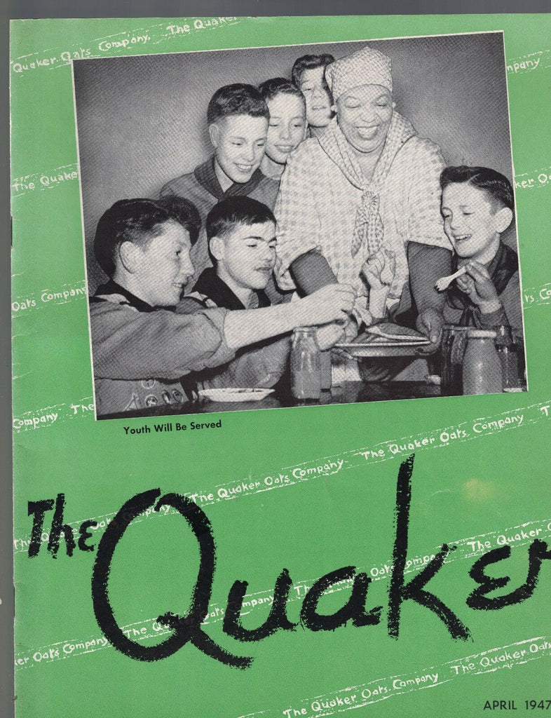 The Quaker Quaker Oats Employee Magazine Boy Scouts October 1947