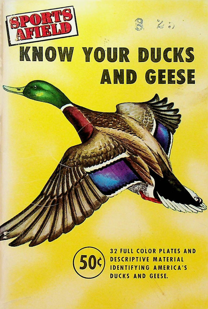 Sports Afield Know Your Ducks & Geese Booklet 1954 Full Color Plates