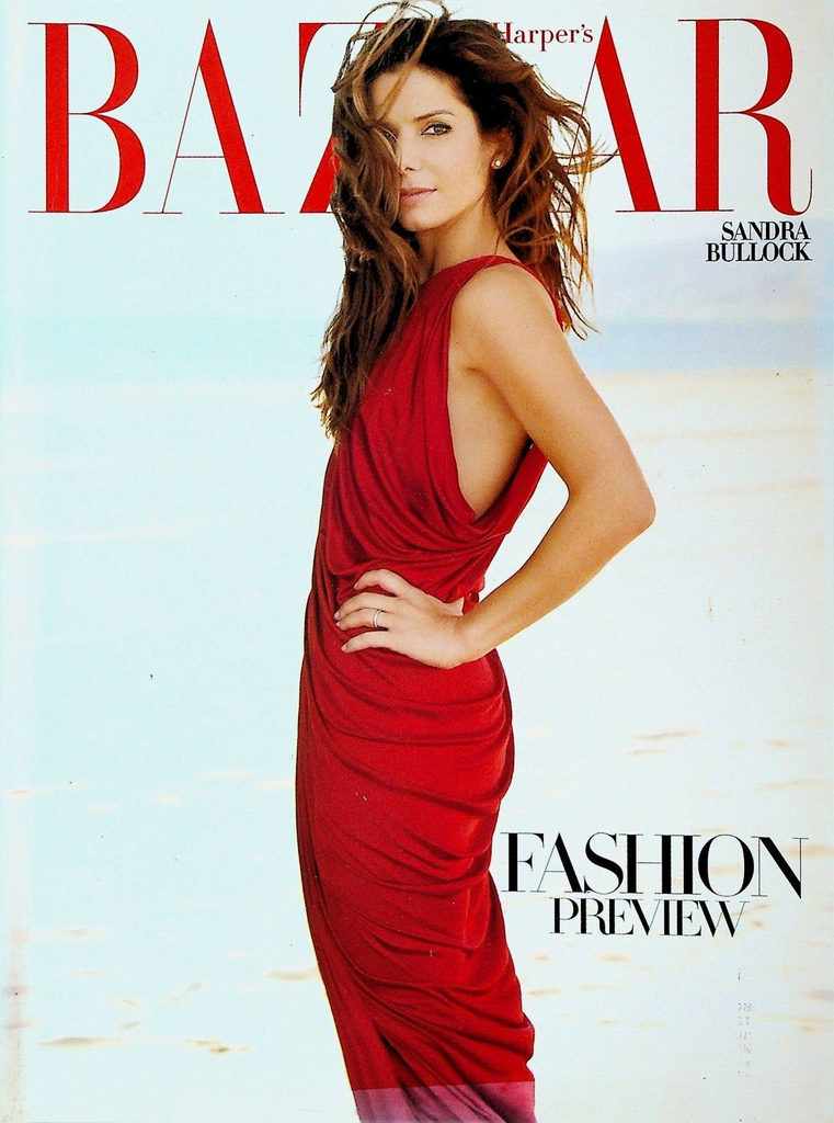 Harper's Bazaar June 2009 Sandra Bullock Jonah Hill Max Lubov Azria