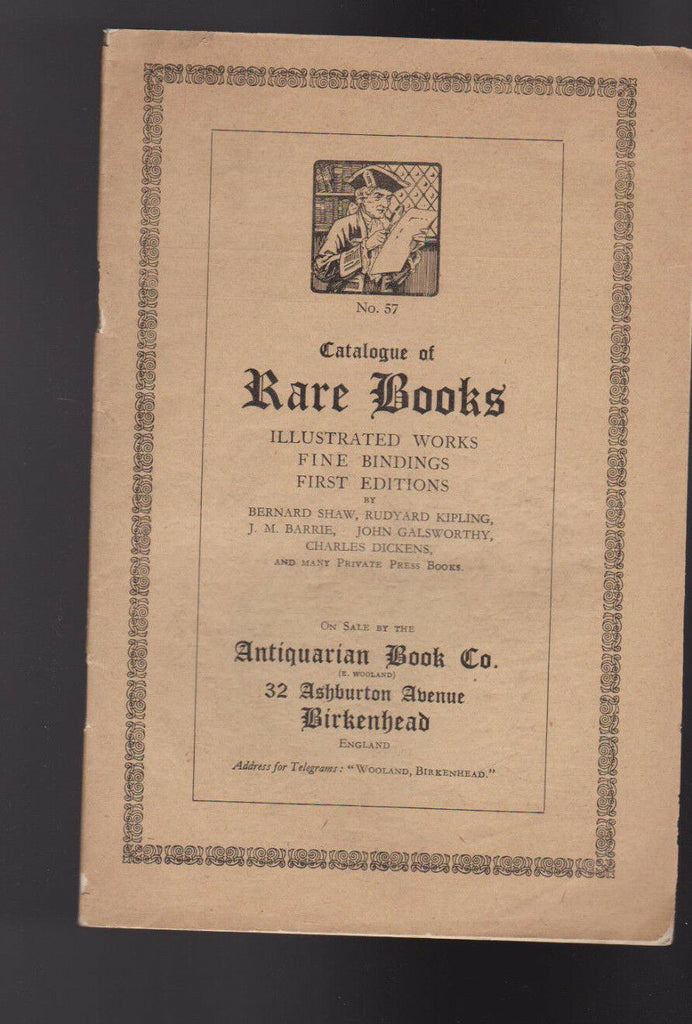 Antiquarian Book Co Catalog #57 Rare Books Illustrated Works