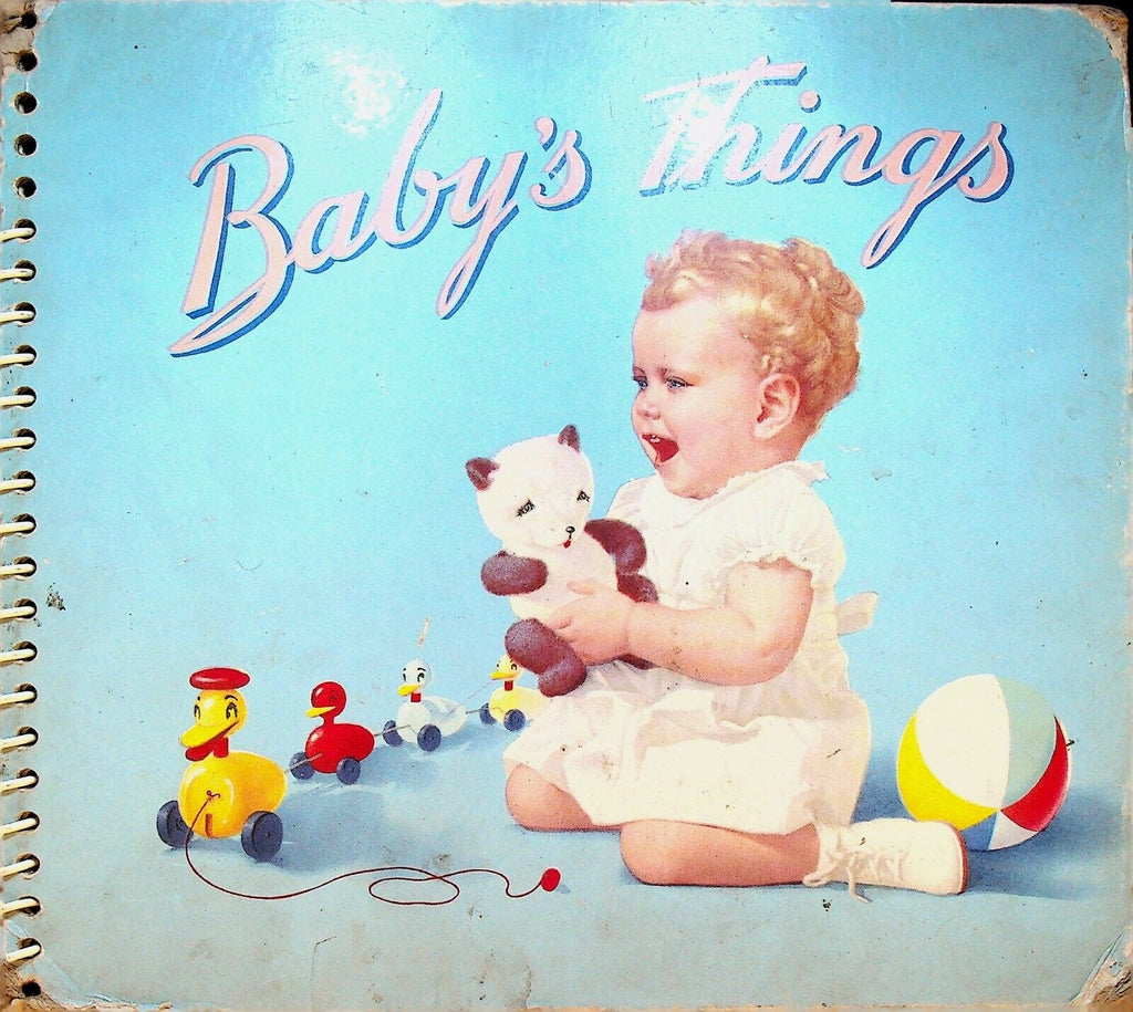 Baby's Things Indestructo Book 1945 Sam'l Gabriel Sons Children's Books