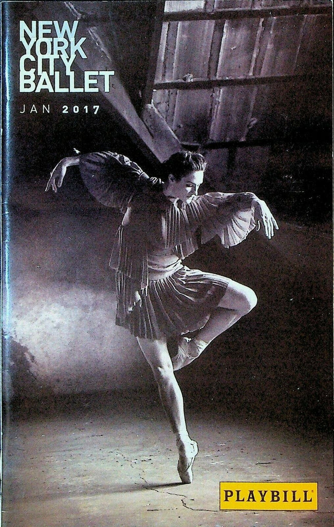 New York City Ballet Playbill January 2017 Stravinsky Violin Concerto