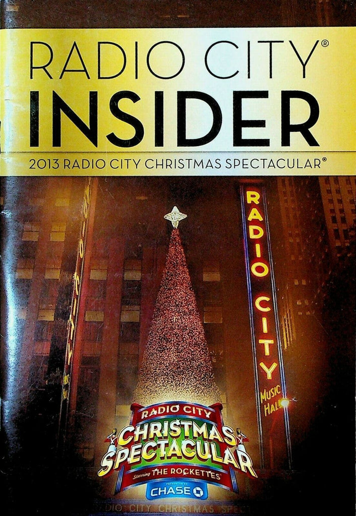 Radio City Insider 2013 Rockettes Christmas Spectacular Program