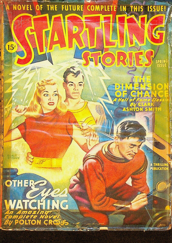 Startling Stories Pulp Spring 1946 Earle Begley Clark Ashton Smith Polton Cross