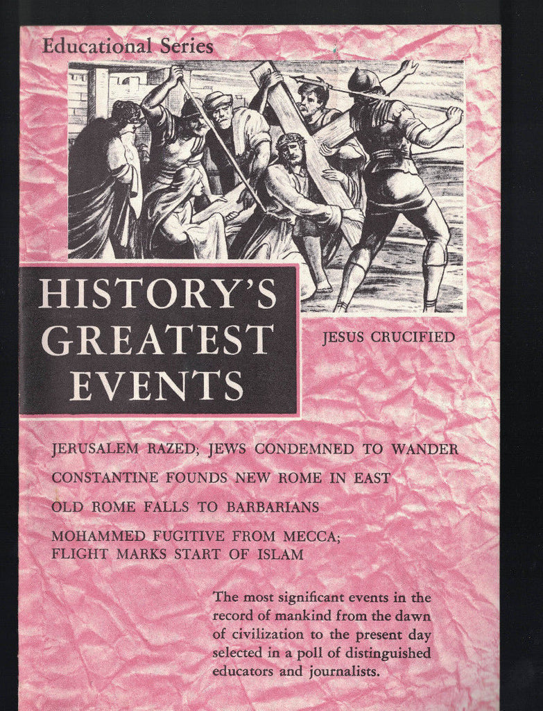 History's Greatest Events Mohammed Muhammad Starts Islam Jerusalem Razed Booklet