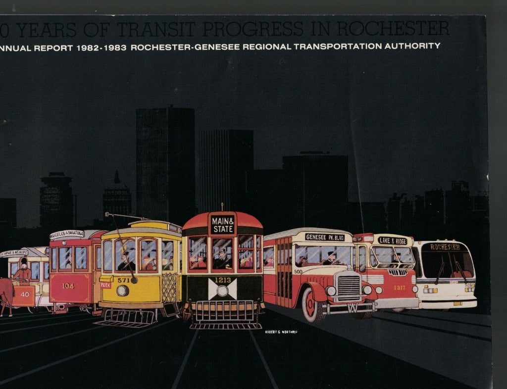 Rochester Genesee Regional Transportation Authority Annual Report 1982 1983