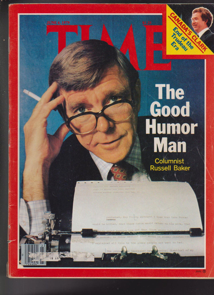 Time Magazine Russell Baker Joseph Clark Canada June 4 1979