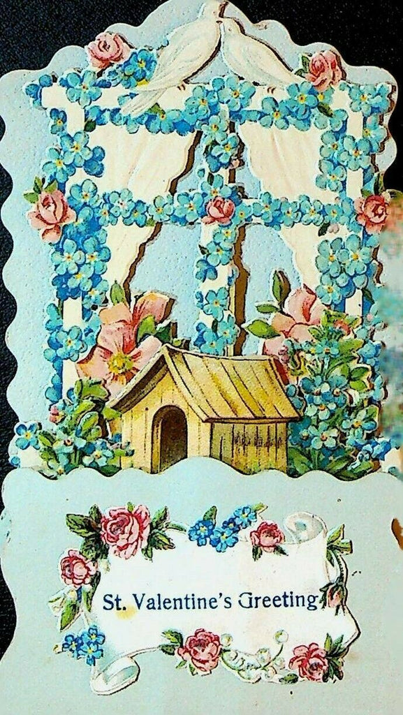 St Valentine's Day Greetings Vintage Stand Up 1900s