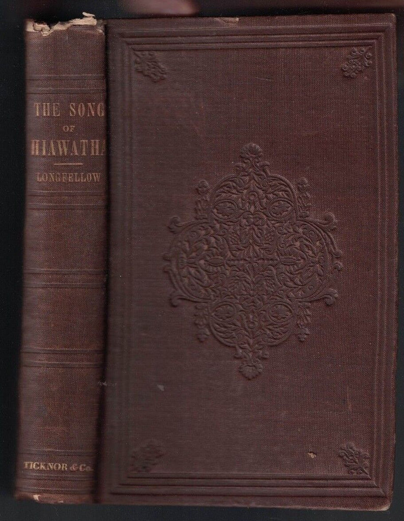 The Song of Hiawatha by Henry Wadsworth Longfellow 1st HC Book