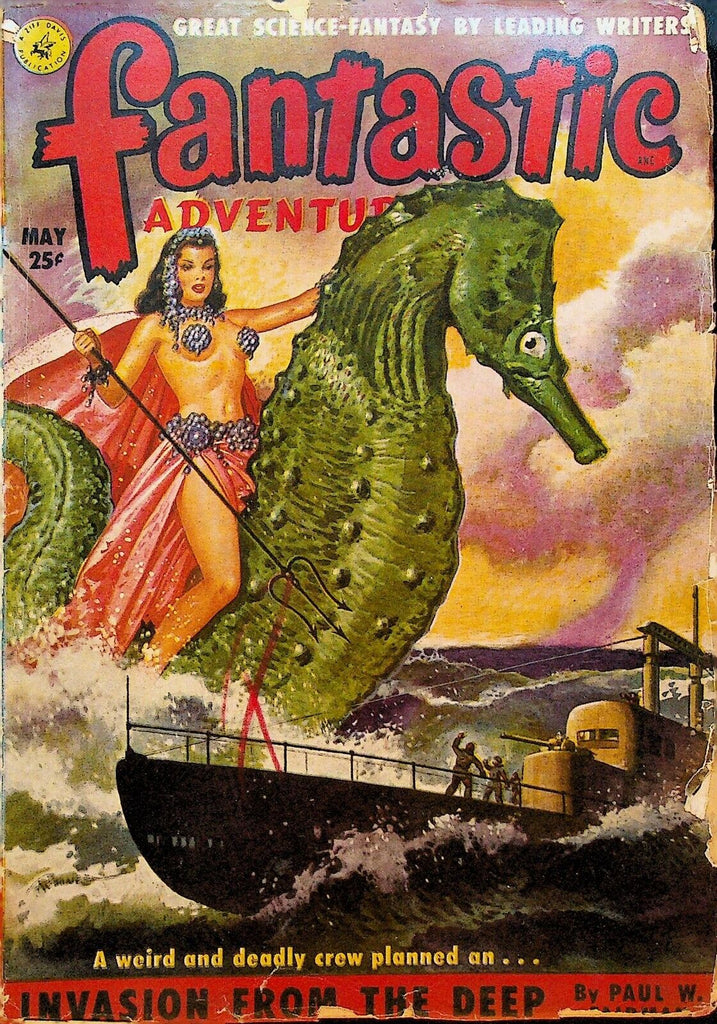 Fantastic Adventures Pulp May 1951 Paul Fairman Theodore Sturgeon Raymond Jones