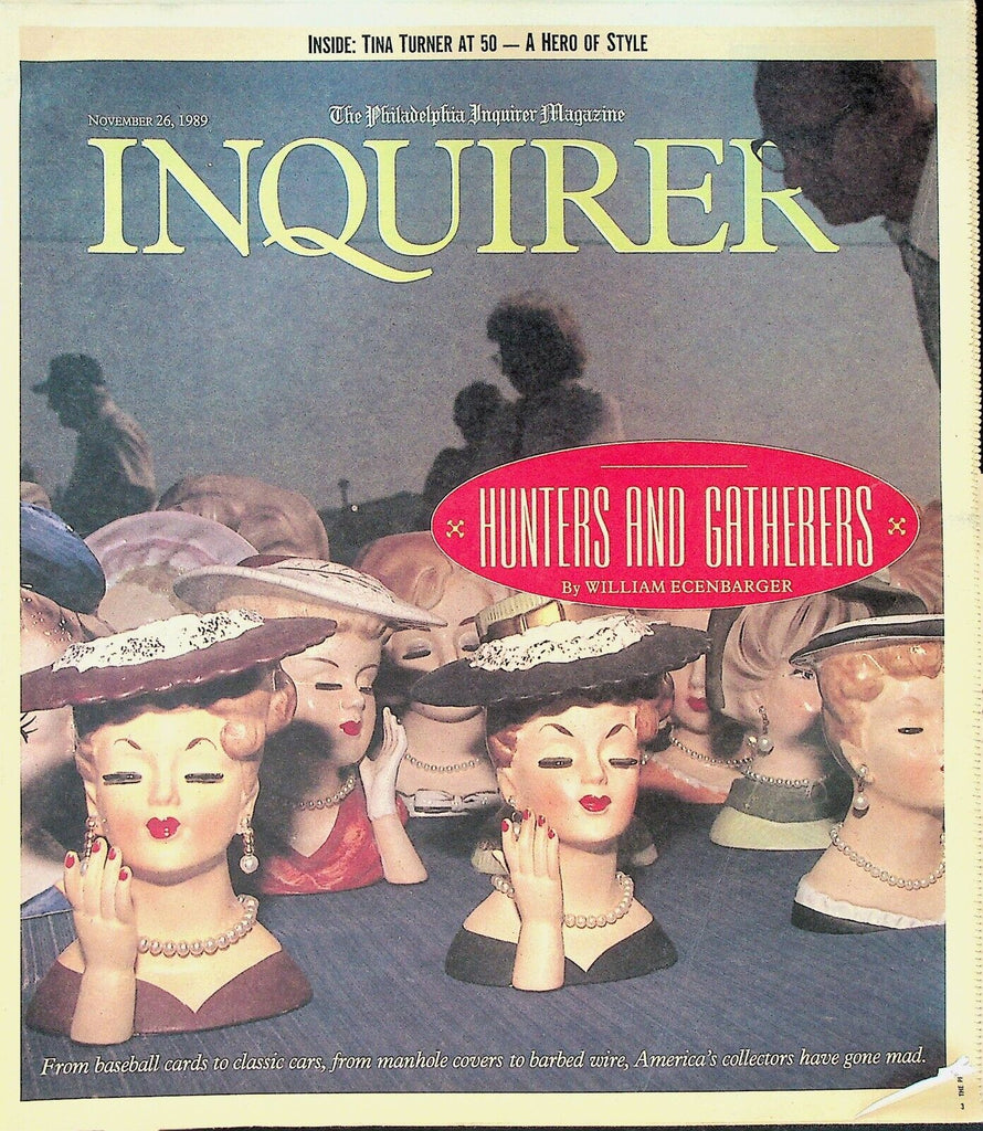 Philadelphia Inquirer Magazine November 26 1989 Tina Turner William Wharton