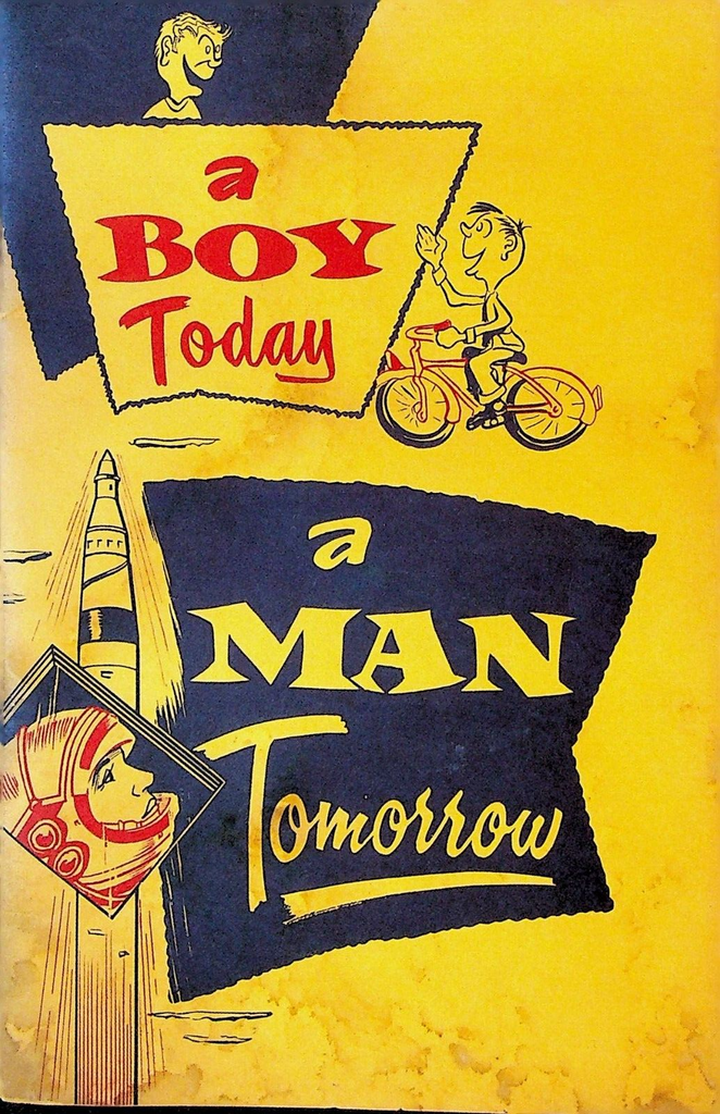 A Boy Today A Man Tomorrow Booklet 1961 MV Hayes Optimist International