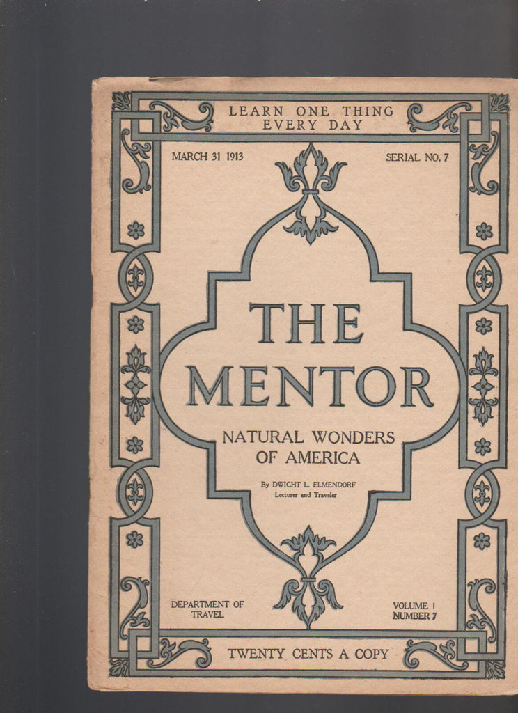 Mentor Magazine March 31 1913 Natural Wonders of America #7