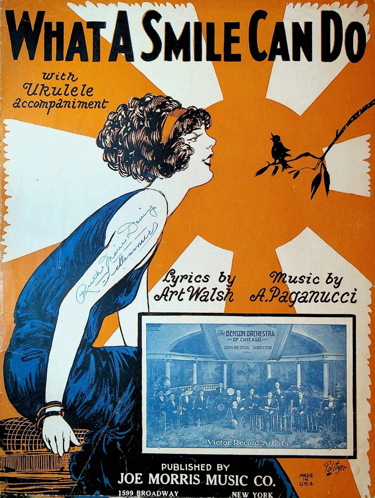 What a Smile Can Do Sheet Music Irving Politzer Art Walsh