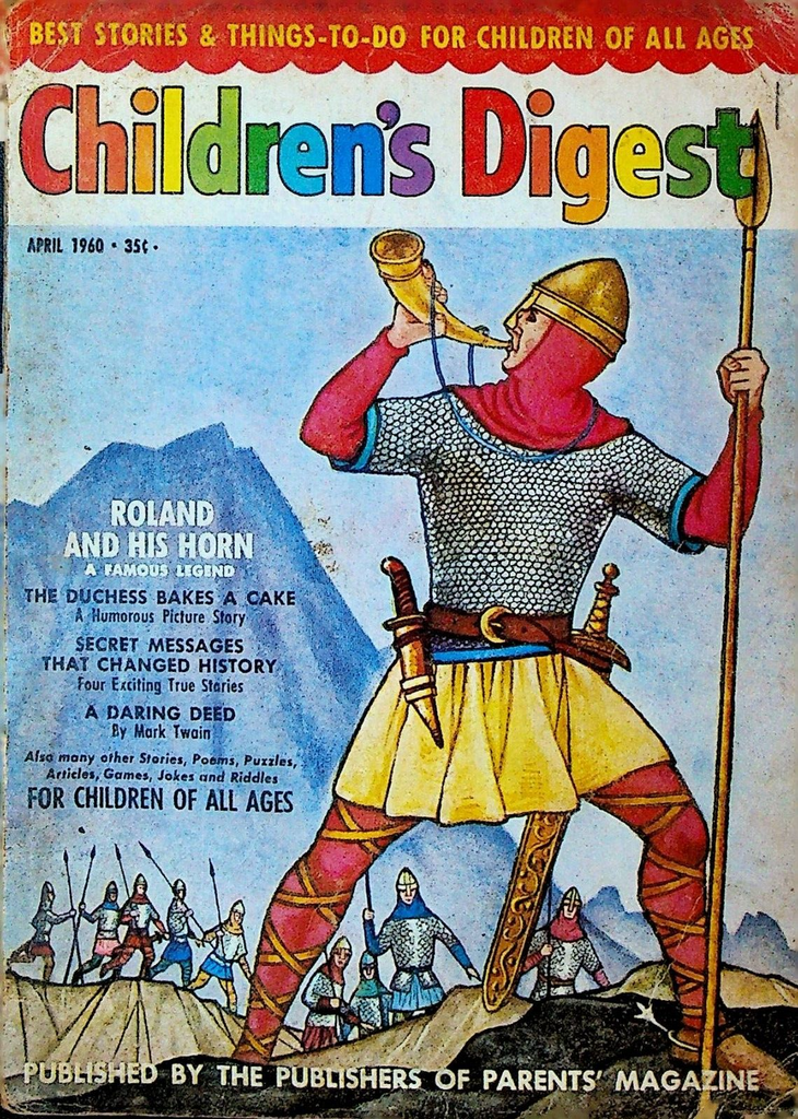 Children's Digest Magazine April 1960 Gyo Fujikawa Mark Twain Ian L Wright