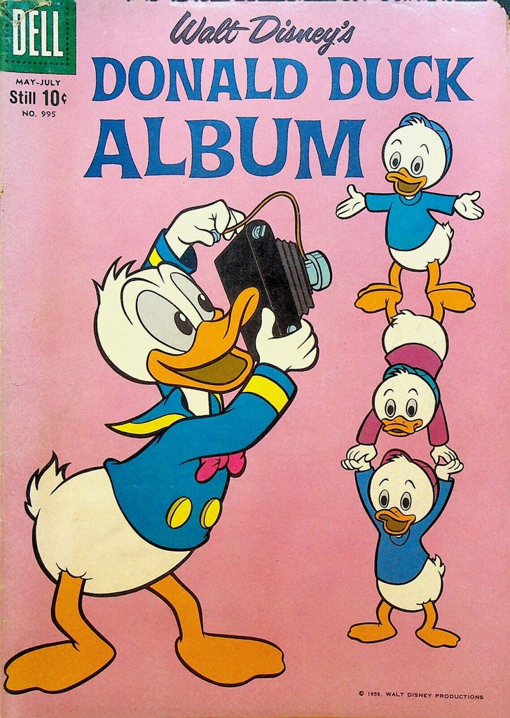Donald Duck Album Four Color 995 Dell Comics 1959 Camera