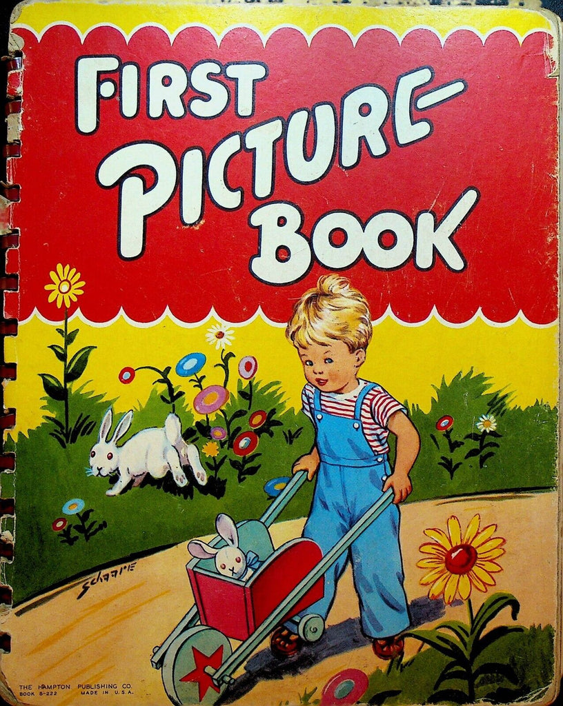 First Picture Book 1955 Children's Book Hampton Publishing Board Book