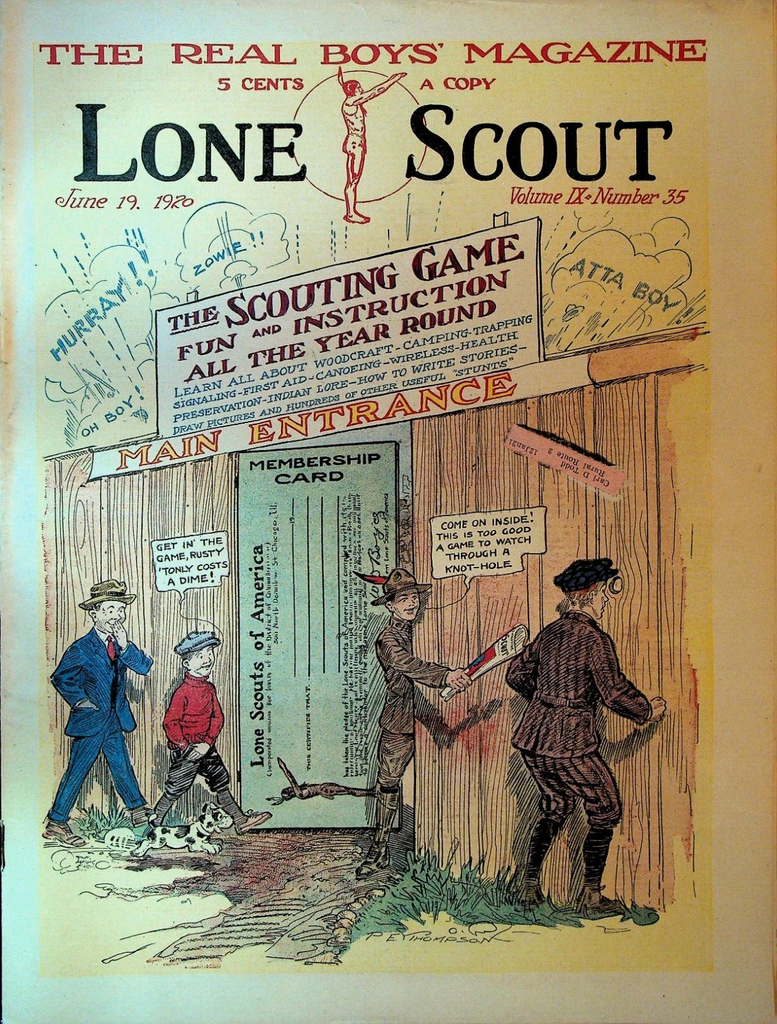 Lone Scout Magazine June 19 1920 Scouting WD Boyce African Safari